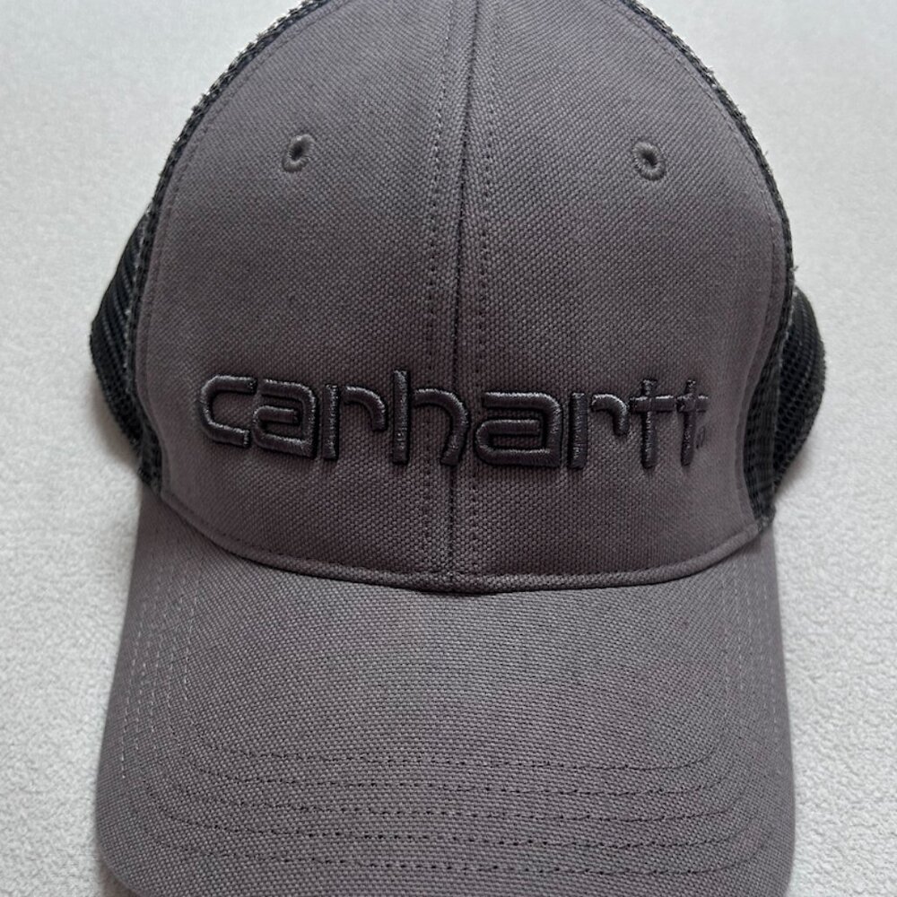 Carhartt Spellout Mesh Hat Cap – Adjustable Snapback – One Size Fits Most